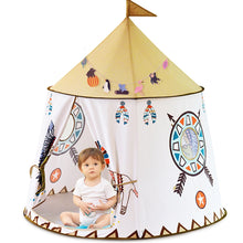 Load image into Gallery viewer, Kid Tent House Portable Princess Castle