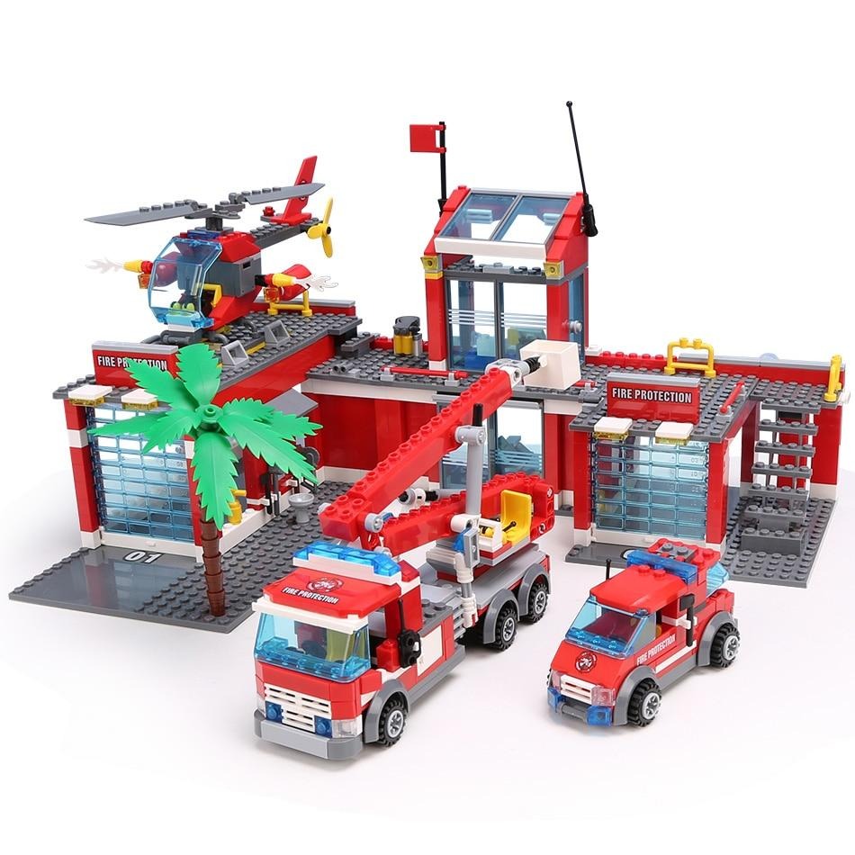Fire Station Model Building Toy