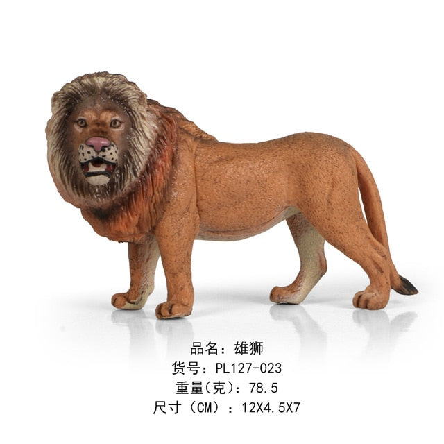 Simulation Wild Zoo Animals  Action Figures