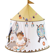 Load image into Gallery viewer, Kid Tent House Portable Princess Castle
